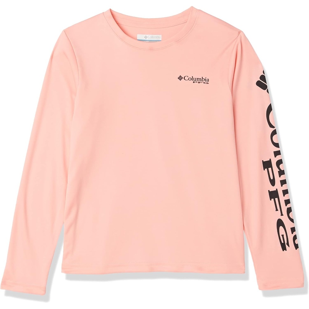 image:imageColumbia boys Terminal Tackle Long Sleeve TeeSorbetBlack Logo