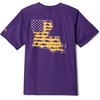 Columbia Boys Collegiate Terminal Tackle Short Sleeve Shirt(Lsu – Vivid Purple)