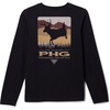 Columbia Boys PHG Buckscape Long Sleeve(Black/Buckscape)
