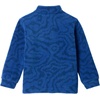 Columbia Boys’ Zing Fleece Jacket Jacket(Mountain Blue Topoglitch Tonal)