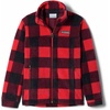 Columbia Boys’ Zing Fleece Jacket Jacket(Mountain Red Check (B) Print)