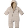 Columbia Kids Powder Lite II Reversible Bunting (Infant)(Dark Stone/Ancient Fossil)