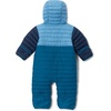 Columbia Kids Powder Lite II Reversible Bunting (Infant)(Phoenix Blue/Rainy Day/Collegiate Navy)