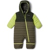 Columbia Kids Powder Lite II Reversible Bunting (Infant)(Stone Green/Greenscape/Voltage)