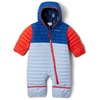 Columbia Kids Powder Lite II Reversible Bunting (Infant)(Whisper/Mountain Blue/Spicy)