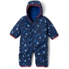 Columbia Kids Powder Lite II Reversible Bunting (Infant)(Whisper/Mountain Blue/Spicy)