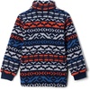 Columbia Kids Rugged Ridge Ii Printed Sherpa Full Zip (little Kid/Big Kid)(Mountain Blue Madras)
