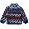 Columbia Kids Rugged Ridge Ii Printed Sherpa Full Zip (little Kid/Big Kid)(Mountain Blue Madras)