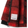 Columbia Kids Rugged Ridge Ii Printed Sherpa Full Zip (little Kid/Big Kid)(Sail Red Omblur Tonal)