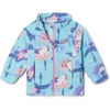 Columbia Youth Girls Toddler Benton Springs II Printed Fleece Jacket(Aquamarine Uninature)