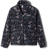 Columbia Youth Girls Toddler Benton Springs II Printed Fleece Jacket(Black Folk Floral Print)
