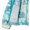 Columbia Youth Girls Toddler Benton Springs II Printed Fleece Jacket(Bright Aqua Distant Peaks)