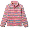Columbia Youth Girls Toddler Benton Springs II Printed Fleece Jacket(Camellia Rose Checkered Peaks)
