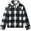 Columbia Youth Girls Toddler Benton Springs II Printed Fleece Jacket(Chalk Check)