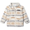 Columbia Youth Girls Toddler Benton Springs II Printed Fleece Jacket(Chalk Checkered Peaks)