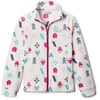 Columbia Youth Girls Toddler Benton Springs II Printed Fleece Jacket(Chalk Woodlands)