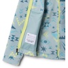 Columbia Youth Girls Toddler Benton Springs II Printed Fleece Jacket(Crushed Blue Peaked)