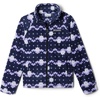 Columbia Youth Girls Toddler Benton Springs II Printed Fleece Jacket(Dark Nocturnal Daisy Dot)