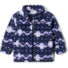 Columbia Youth Girls Toddler Benton Springs II Printed Fleece Jacket(Dark Nocturnal Daisy Dot)