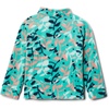 Columbia Youth Girls Toddler Benton Springs II Printed Fleece Jacket(Electric Turquoise Scrap Floral)