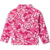 Columbia Youth Girls Toddler Benton Springs II Printed Fleece Jacket(Guava Pink Fly High)