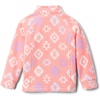 Columbia Youth Girls Toddler Benton Springs II Printed Fleece Jacket(Hot Coral Hinterland)