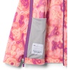 Columbia Youth Girls Toddler Benton Springs II Printed Fleece Jacket(Hot Coral Marker Made)