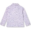 Columbia Youth Girls Toddler Benton Springs II Printed Fleece Jacket(Lavender Pearl Topoglitch Tonal)