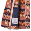 Columbia Youth Girls Toddler Benton Springs II Printed Fleece Jacket(Peach Blossom Checkpoint)