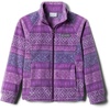 Columbia Youth Girls Toddler Benton Springs II Printed Fleece Jacket(Plum Fair Isle Dot Print)