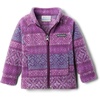 Columbia Youth Girls Toddler Benton Springs II Printed Fleece Jacket(Plum Fair Isle Dot Print)