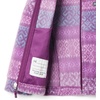 Columbia Youth Girls Toddler Benton Springs II Printed Fleece Jacket(Plum Fair Isle Dot Print)