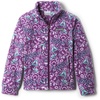 Columbia Youth Girls Toddler Benton Springs II Printed Fleece Jacket(Plum Folk Floral Print)