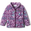 Columbia Youth Girls Toddler Benton Springs II Printed Fleece Jacket(Plum Folk Floral Print)