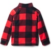 Columbia Youth Girls Toddler Benton Springs II Printed Fleece Jacket(Red Lily Check)