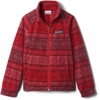 Columbia Youth Girls Toddler Benton Springs II Printed Fleece Jacket(Red Lily Fair Isle Dot Print)