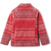 Columbia Youth Girls Toddler Benton Springs II Printed Fleece Jacket(Red Lily Fair Isle Dot Print)