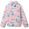 Columbia Youth Girls Toddler Benton Springs II Printed Fleece Jacket(Satin Pink Outerbounds)