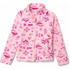 Columbia Youth Girls Toddler Benton Springs II Printed Fleece Jacket(Satin Pink Peaked)
