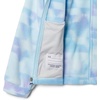 Columbia Youth Girls Toddler Benton Springs II Printed Fleece Jacket(Spring Blue Distant Peaks)
