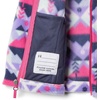 Columbia Youth Girls Toddler Benton Springs II Printed Fleece Jacket(White Checkpoint)