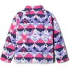 Columbia Youth Girls Toddler Benton Springs II Printed Fleece Jacket(White Checkpoint)