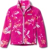 Columbia Youth Girls Toddler Benton Springs II Printed Fleece Jacket(Wild Fuchsia Daisy Party Multi)