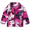 Columbia Youth Girls Toddler Benton Springs II Printed Fleece Jacket(Wild Fuchsia Scraptanical)
