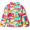 Columbia Youth Girls Toddler Benton Springs II Printed Fleece Jacket(Wild Fuchsia Summer Escape)