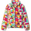 Columbia Youth Girls Toddler Benton Springs II Printed Fleece Jacket(Wild Fuchsia Summer Escape)