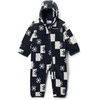 Columbia Youth Infant Baby Snowtop II Bunting Suit(Black Boxstar)
