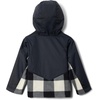 Columbia Youth Infant Steens Mountain II Overlay Fleece Hoodie(Chalk Check/Black)