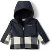 Columbia Youth Infant Steens Mountain II Overlay Fleece Hoodie(Chalk Check/Black)