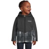 Columbia Youth Infant Steens Mountain II Overlay Fleece Hoodie(Chalk Omblur Tonal/Black)